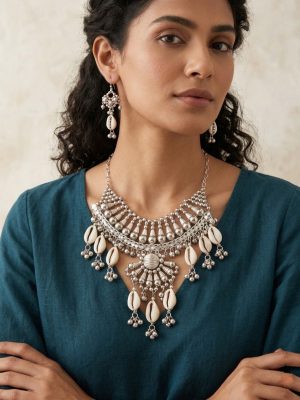 Cowrie Sea Shell Jewelry f1392