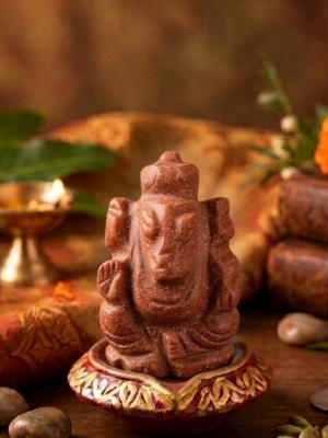 Ganesha Statue Sculpture Home Decoration Handmade Figurine Jade Stone Craft