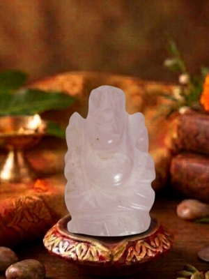 Gold Ganesha Statue Sculpture Handmade Ganesha Figurine Handmade Craft Home Decoration