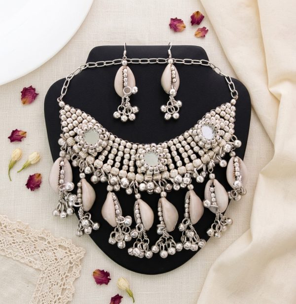 Shell Necklace Cowrie Shell Jewelry f1398