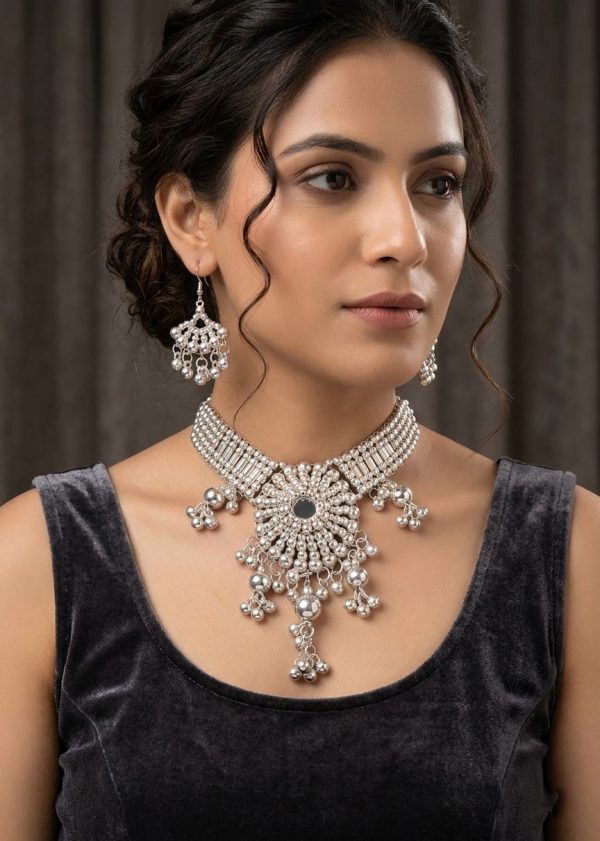 Gemini_Generated_Image_mmbk Sterling Silver Plated Metal Bead Mirror Necklace Earring f1465