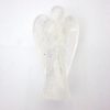 Natural Carved Gem Stone Peace Pocket Guardian Angel Figurines Healing Crystal Statue