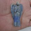 as12 Natural Lapis Lazuli Crystal Angel Hand Carved Crystal Angel Wing Figurine Healing Gift 2"