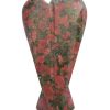 Natural Unakite Semi Precious Gemstone Angel Figurine 2" Long