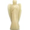 Charming Carved Angel I Vory Agate Sandstone Figurine Healing Reiki Feng Shui Craft 2 inches