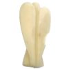 Charming Carved Angel I Vory Agate Sandstone Figurine Healing Reiki Feng Shui Craft 2 inches