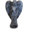 Angel Shape Crystal Sodalite Reiki Energy Stone Mascot Statue Home Decoration Craft Gift