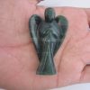 Green Jade Crystal Angel Gemstone Carved Figurine Feng Shui Healing Reiki Craft