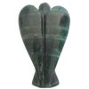 Green Jade Crystal Angel Gemstone Carved Figurine Feng Shui Healing Reiki Craft