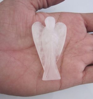 Natural Clear Quartz Rose Quartz Opal Etc, Angel Carving,crystal Angel Decoration Gifts