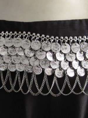 Tribal Kamarbandh Wear Coin Charm Chain BELT Dancer Skirt Dancing Accessory b157