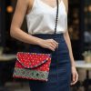 bag77_6 Bag Embroidered Banjara Gypsy Handbag Clutch Purse