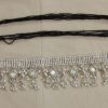 Unique Silver Metal Beads Belt| Boho Wedding Sash Belt| Tribal Gypsy Rave Festival Boho Belt Handcrafted Jewelry| Womens Belly dance Belt bt512
