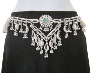 Cowrie Belt Fashion Dress Mirror Bellydance Costume Show edm Music Jewelry bt746