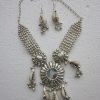 f1393 Tribal fusion cowrie Shell Tribal Vintage Rave Gypsy Boho Hippie Necklace f1393
