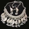 Cowrie Shell Ethnic Fashion Boho Necklace f1396