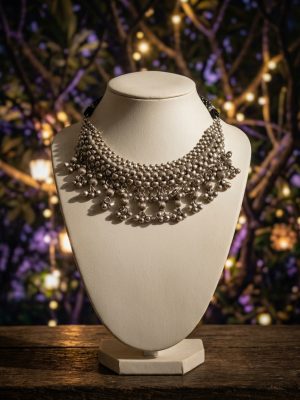 Cleopatra collar , Beaded Choker Necklace Earrings , Bohemian Gypsy Goth Choker , Belly dance jewelry ,Ethnic rabari banjara Kuchi Choker f1484
