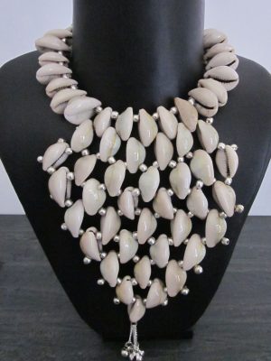 Sea Shell Bead Choker Bib Statement Necklace Bohemian Set f1677