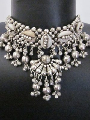 Artisan Vintage Cowrie Choker Necklace Womens Wedding Party Festival Bib X Jewelry f1692