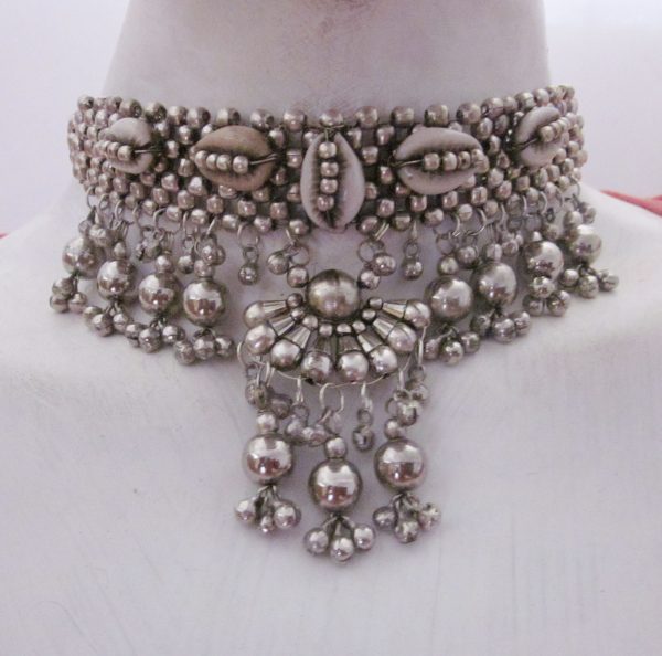 f1692_7 Artisan Vintage Cowrie Choker Necklace Womens Wedding Party Festival Bib X Jewelry f1692