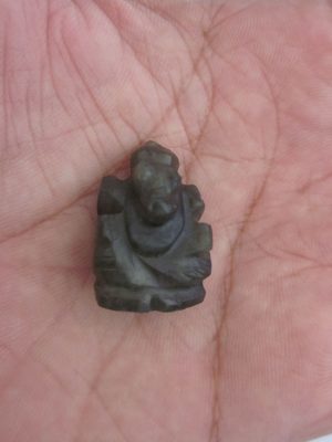 Home Decoration Ganesha  Statue Sculpture Handmade Jade Stone Ganesha Buddha Figurine