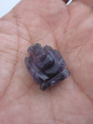 Ganesha Statue Sculpture Handmade Jade Stone Figurine Home Decoration