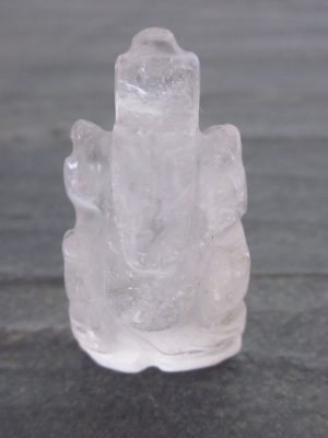 White Ganesha Statue Sculpture Handmade Jade Stone Ganesh Figurine Home Decoration