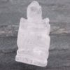 White Ganesha Statue Sculpture Handmade Jade Stone Ganesh Figurine Home Decoration