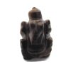 Ganesha Ornament Meditation Statue Sculpture Man-made Jade Stone Home Decoration