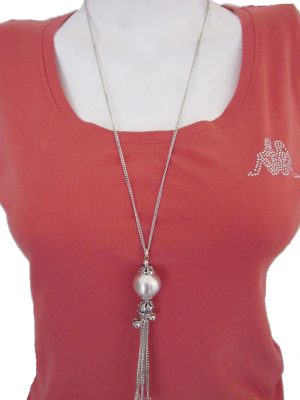Long Sweater Necklace Pendant Boho Gypsy Festival Fashion Jewelry