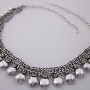 nk422_2 Tribal Statement Choker Antique Vintage Rajasthan Kuchi Banjara Festival Style