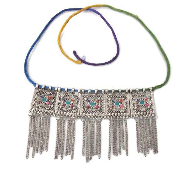 Statement Choker Necklace Fashion Jewelry Tribal Afghan Gypsy Boho Festival Gift