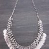 nk425_6 Coin Necklace Choker Vintage Boho Kuchi Gypsy Statement Fashion Jewelry Gift