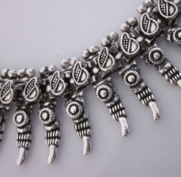 nk426_4 Elegant Choker Necklace Vintage Boho Gypsy Ethnic Bollywood Punk Festival Style
