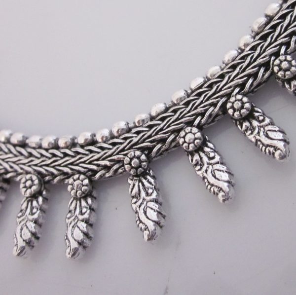 nk429_1 Choker Necklace Ethnic Tribal Kuchi Valentine Day Boho Gypsy Hippie Style Gift