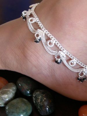 Payal Free Shipping Anklet Silver Chain Charms Gift Jewelry y9061