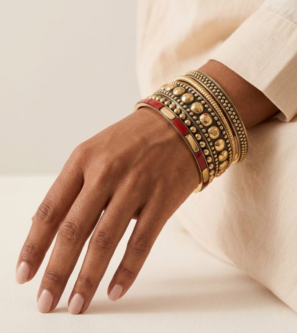 Gold plated Bangles for women 2.4 festival India Saree Fashion y551