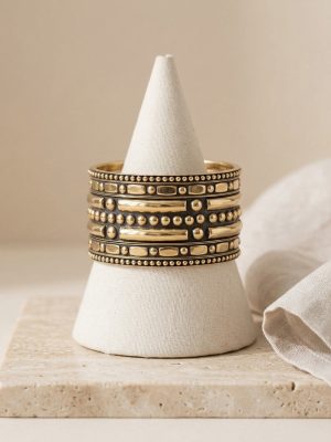 Gold Plate Bangle Navratri 2.8 Bollywood Garba Saree Womens y510