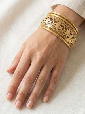 Bangle Bracelet Gold Oxidized Indian Bollywood Girls Fashion y547
