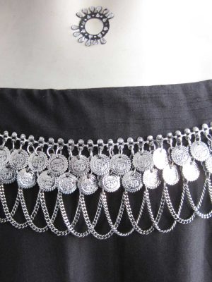 Indian Dance Coin Charm Chain BELT ATS Dancer Skirt Dancing Accessory b136
