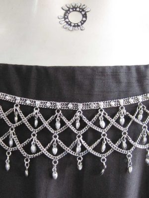 Gypsy BELT COSTUME JEWELRY Kandora Navratri Hippy Boho Garba b154