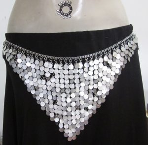 Women Saree Ethnic Small Coin Waist Chain Kamar Band Belt b182