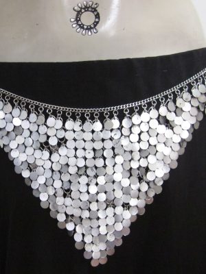 Women Saree Ethnic Small Coin Waist Chain Kamar Band Belt b182