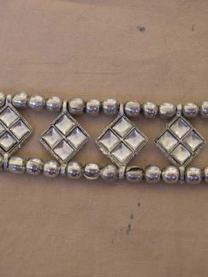 Antique Silver Plated Indian Saree Fashion Belt belta42