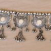 belta114_2 India Classic and Modern Ethnic Fashion Accessory Silver Oxidized belta114