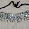 Silver Oxidized Pendant Belly Waist Chain Belt belta135