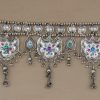 Silver Oxidized belly hip body Festival Wedding chain kamarband bt158