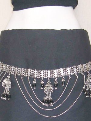 BELT belly dance Skirt Costume JEWELRY Gypsy Boho Goth Kandora bt209