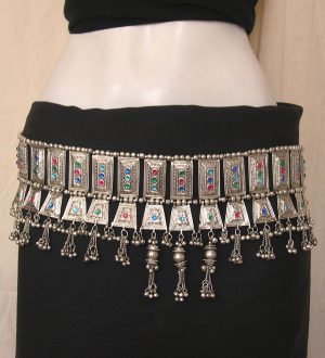 Handmade Navratri Garba Kandora Girls Gujarati Dance Pendent belt bt256