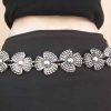 Design Stylish Oxidized Silver Kamarband for pents Girls & Women Belt bt337